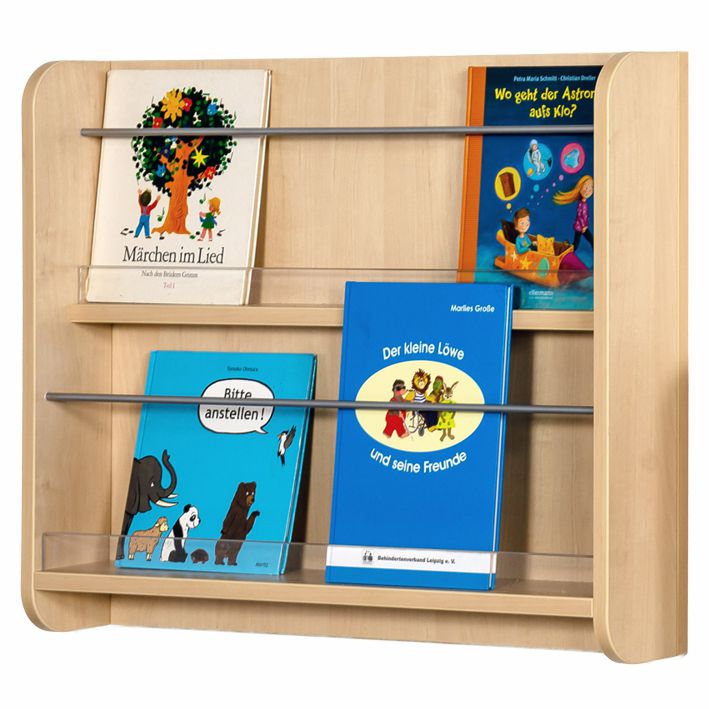 Bücherhängeregal, 2 Ablagen